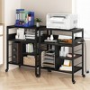 Industrial Printer Cart, 4-Tier Mobile Printer Stand - 4 of 4