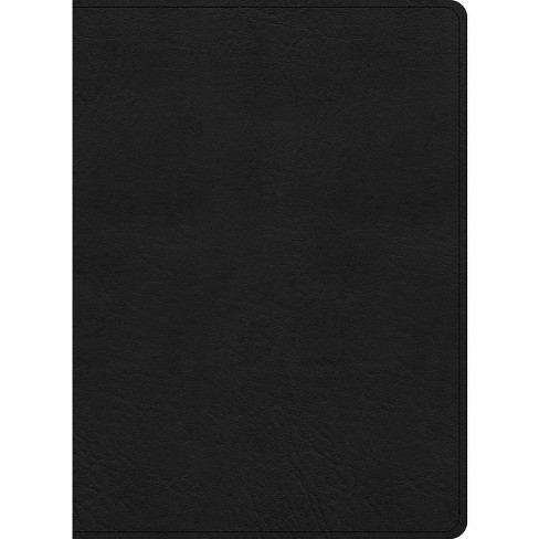 KJV Study Bible, Large Print Edition, Black Leathertouch - by  Holman Bible Publishers (Leather Bound) - image 1 of 1