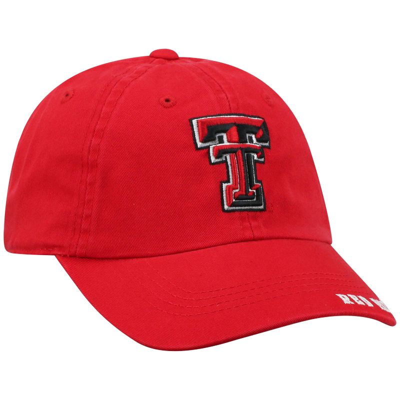 NCAA Texas Tech Red Raiders Captain Unstructured Washed Cotton Hat, 2 of 5