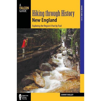  Hiking Through History New England - by  Johnny Molloy (Paperback) 