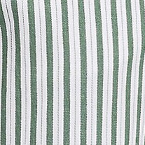 estate green/white stripes