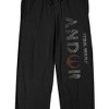 Star Wars: Andor Logo Men's Black Sleep Pajama Pants - image 2 of 4