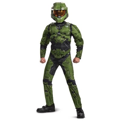 Microsoft HALO Master Chief Kids' Infinite Deluxe Halloween Costume Jumpsuit