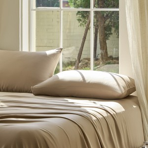 DOZ Bamboo Viscose Pillowcase Set, Organically Grown Bamboo, Buttery Soft, Cooling, High GSM - 1 of 4