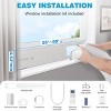 Kismile 10000 ASHRAE BTU/6000 BTU DOE 115-Volt Vented Medium Room Portable Air Conditioner Remote Included - 3 of 4