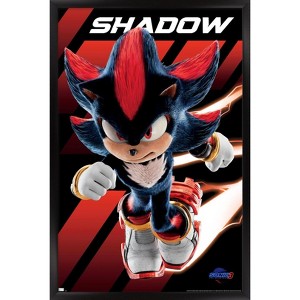 Trends International Sonic The Hedgehog 3 - Shadow Framed Wall Poster Prints - 1 of 4