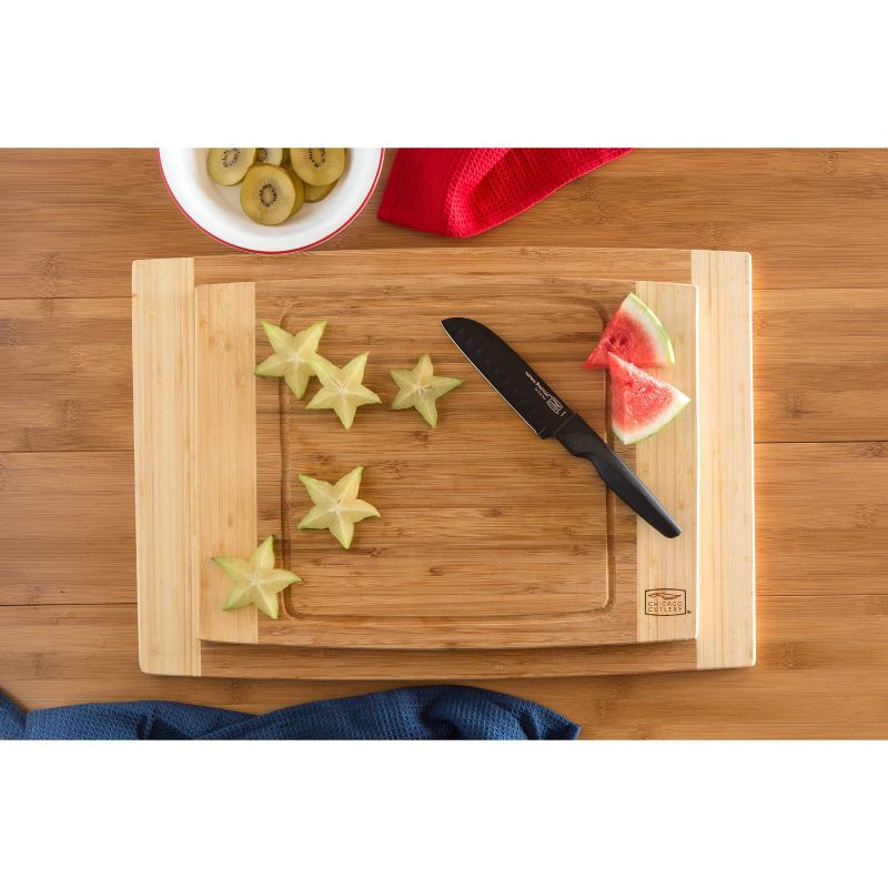 Chicago Cutlery Woodworks 12&#34;x16&#34; Bamboo Cutting Board, 3 of 4