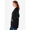 Woman Within Plus Size Perfect Longer-Length Cotton Cardigan - 4 of 4