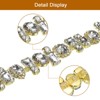 Unique Bargains Decorative DIY Necklace Flower Thick Rhinestone Claw Chain - 3 of 4