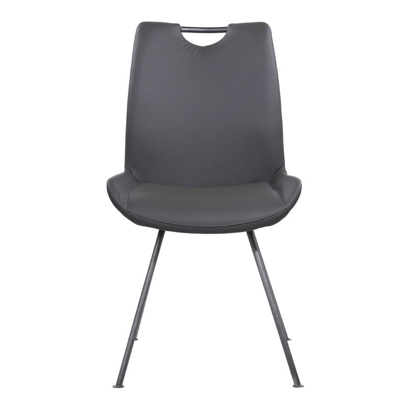 Set of 2 Armen Living Coronado Contemporary Dining Chair Gray, 3 of 10