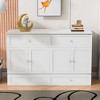 Whisen Modern Design Murphy Bed, Folded into a Cabinet with Large Drawers - 2 of 4