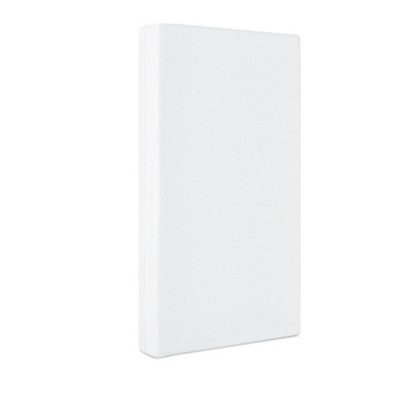 Suite Bebe Lullaby Dual Firmness Polyester Fiber Crib Mattress with Polyester Knit Cover - White