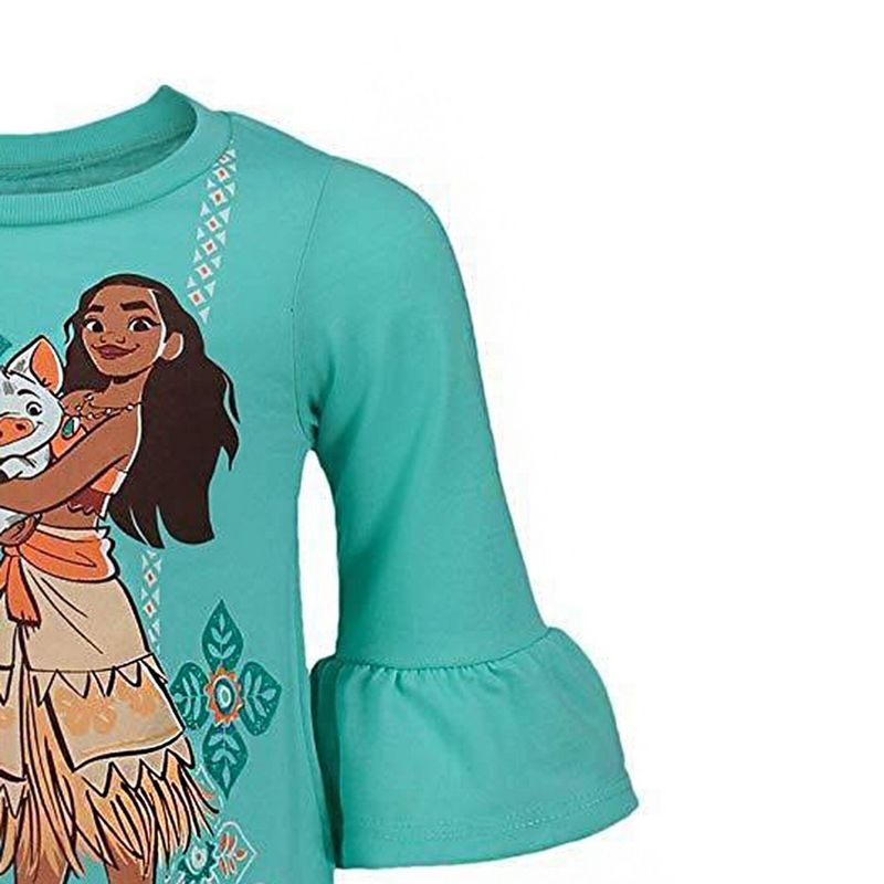 Disney Moana Girls T-Shirt and Leggings Outfit Set Little Kid to Big Kid, 3 of 8