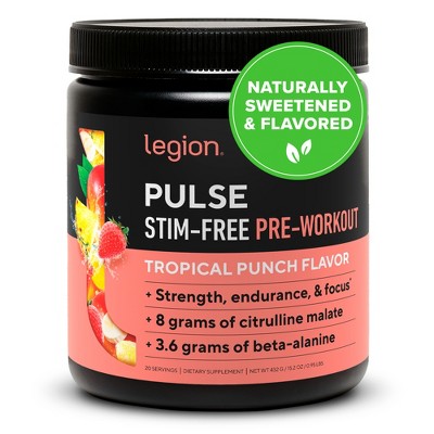 Legion - Legion Pulse Pre Workout, Caffeine Free