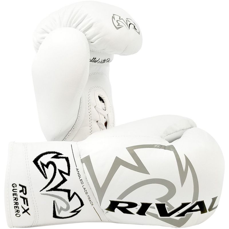 Rival Boxing RFX-Guerrero HDE-F Pro Fight Lace-Up Boxing Gloves - White, 1 of 3