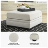 Signature Design by Ashley Traditional Huntsworth Oversized Accent Ottoman, Dove Gray - 3 of 4
