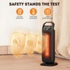 SKONYON 1500W Electric Space Heater Portable PTC Ceramic Heater - 2 of 4