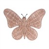 HomeRoots 14" X 18" Natural Butterfly Rattan Hanging Dimensional Sculpture - 4 of 4