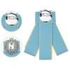 INSPIRE CHIC Women's Rhinestone Ribbon Brooch Pre-Tied Bow Tie 1 PCS - 3 of 4