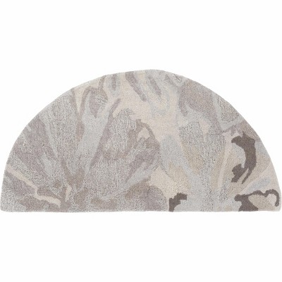 Hauteloom Ilfeld Athena Gray Floral Wool Rug