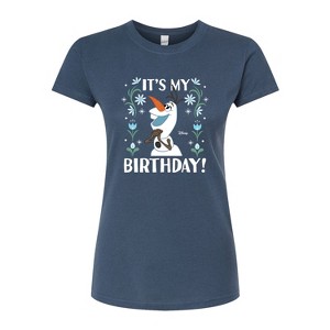 Women's - Disney - Olaf It's My Birthday Fitted Graphic T-Shirt - 1 of 2