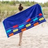 Premium Cotton Ultra-Soft and Durable Beach Towel by Blue Nile Mills - 2 of 4
