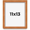 PosterPalooza | Photo Size Classic Brown Picture Frame - UV Acrylic, Foam Board Backing, Hanging Hardware - 2 of 4