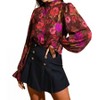 Women's PERFECT STUNNER WOVEN TOP - FLYING TOMATO - 2 of 4