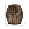 Decorative Metal Vase for Home Decor - Modern Accent Piece for Bedroom, Table, Living Room Decor, or Office Accent - Modern House Interior - 4 of 4