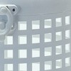 HomeRoots 14" White Distressed Lattice Iron Floor Lantern Candle Holder - 4 of 4