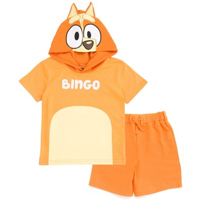 Bluey Girls T-Shirt and French Terry Shorts Outfit Set Toddler to Little  Kid : : Clothing, Shoes & Accessories