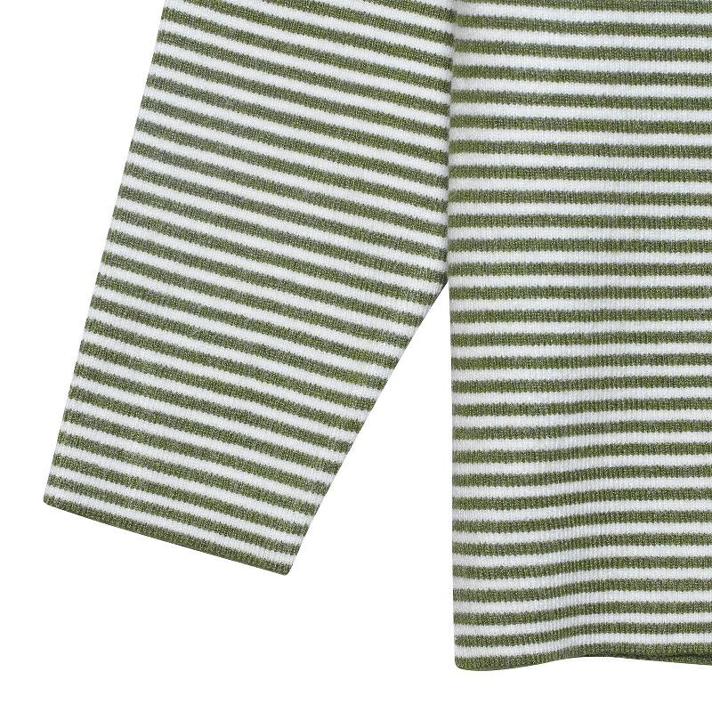 Gerber Infant and Toddler Boys' Striped Sweater with Pocket, 2 of 10