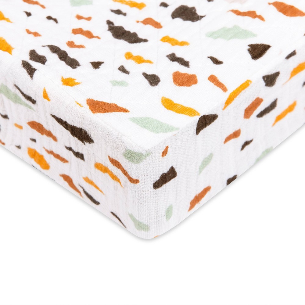 Photos - Changing Table Babyletto Terrazzo Quilted Muslin Changing Pad Cover