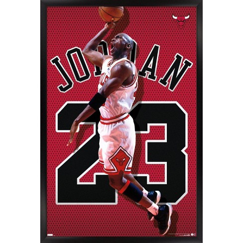 Michael Jordan MJ Last Shot Basketball Poster