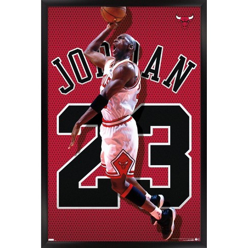 Michael Jordan Driving To The Basket Art Print