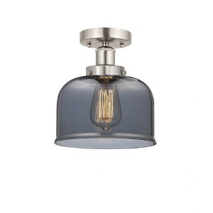 Bell - 1 Light Semi-Flush Mount In Industrial Style-8.25 Inches Tall and 6.5 Inches Wide - 1 of 1