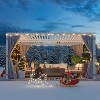 Erommy Outdoor Louvered Aluminum Pergola - 2 of 4