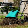 Itopfox Electric Rototiller Garden Tiller with Sturdy Rust-Resistant Blades and Overload Protection for Efficient Yard Cultivation - 2 of 4