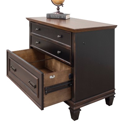 Hartford Brown 2-Drawer Lockable Lateral File Cabinet