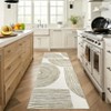 Washable Rug Modern Rug with Non Slip TPR Backing, Soft Non Shedding Floor Covering - 2 of 4
