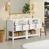 Bella Depot 30‘’ Bathroom Vanity with Ceramic Sink Combo Free Standing Single Vanity Set with 5 Drawers(2 PCS) - 4 of 4