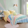 Gracie Mills Arianell Vibrant Rainbow Sunburst Reversible Cotton Comforter Set - 2 of 4