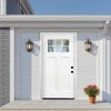 New Design Fiberglass Composite Door Right Hand Inswing Entrance Door White Exterior Front Entry Doors With 4-9/16 Frame - 2 of 4