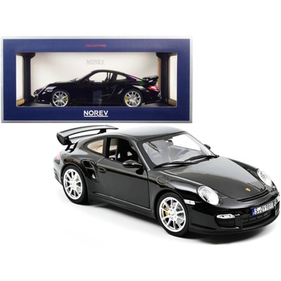 2010 Porsche 911 GT2 Black 1/18 Diecast Model Car by Norev