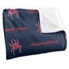 University Of Richmond Logo Pattern Silky 50x60 Blanket, 1 Sided - 3 of 4