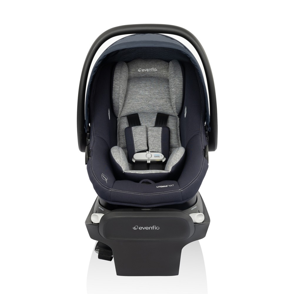 Evenflo Revolve180 LiteMax Rotating Infant Car Seat with Green & Gentle - Beau Navy -  94286871