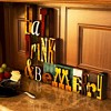 Pavilion Gift Company - Eat, Drink & Be Merry - 18" x 12" Wood Block Letters - Wall Sign Panels - 2 of 4