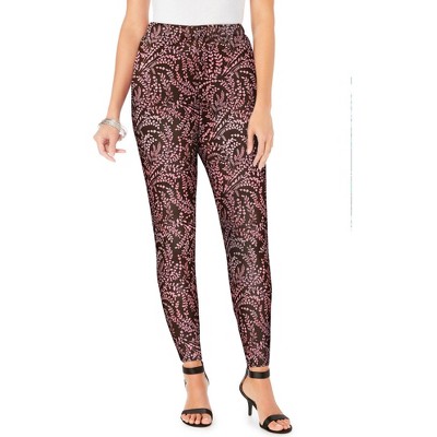 Roaman's Women's Plus Size Ankle Length Essential Stretch Legging