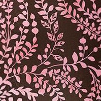 chocolate flowy leaves