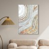 Art Remedy White Gold Boho Neutral Abstract Wall Art Framed - 2 of 4